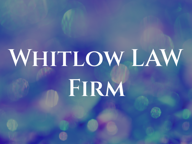 Whitlow LAW Firm