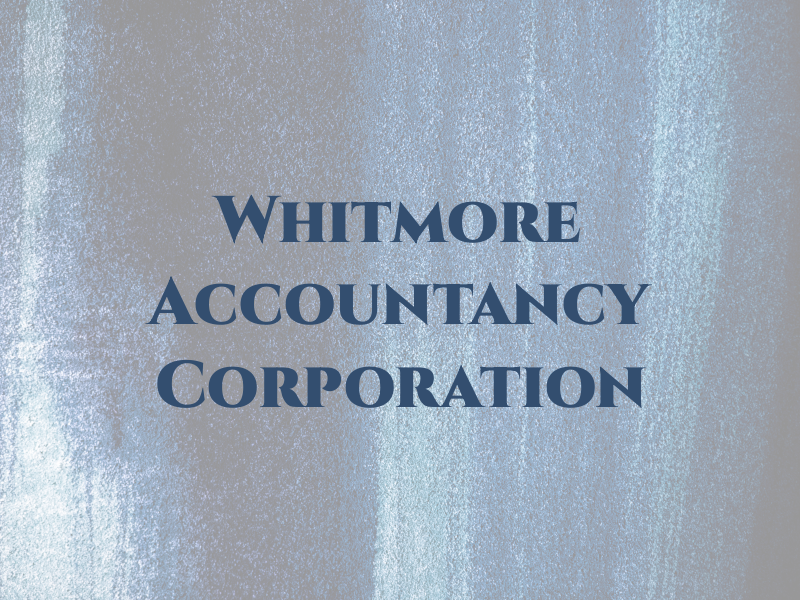 Whitmore Accountancy Corporation
