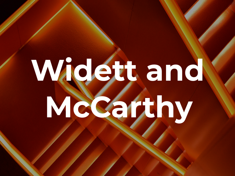 Widett and McCarthy