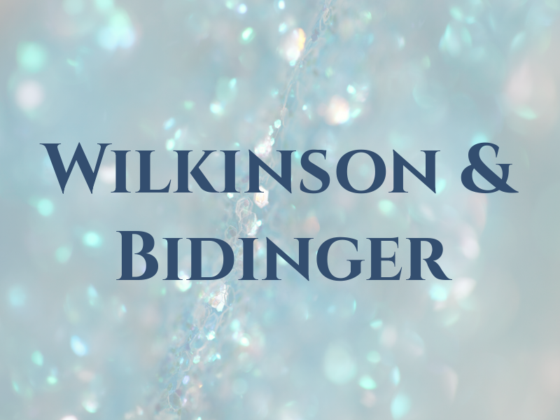 Wilkinson & Bidinger