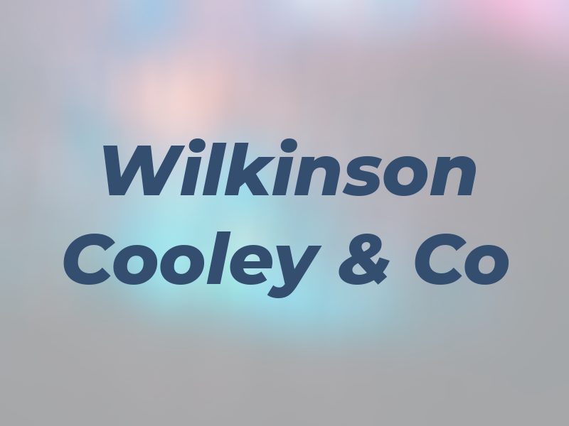 Wilkinson Cooley & Co
