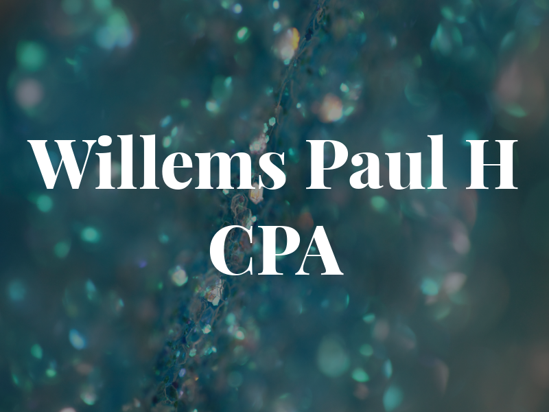 Willems Paul H CPA