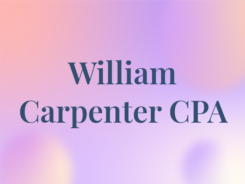 William Carpenter CPA
