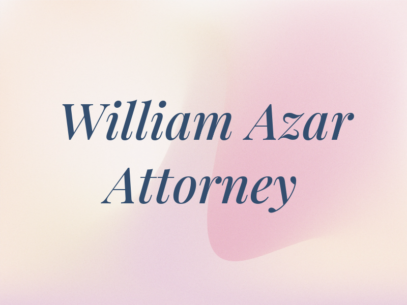 William D Azar Attorney