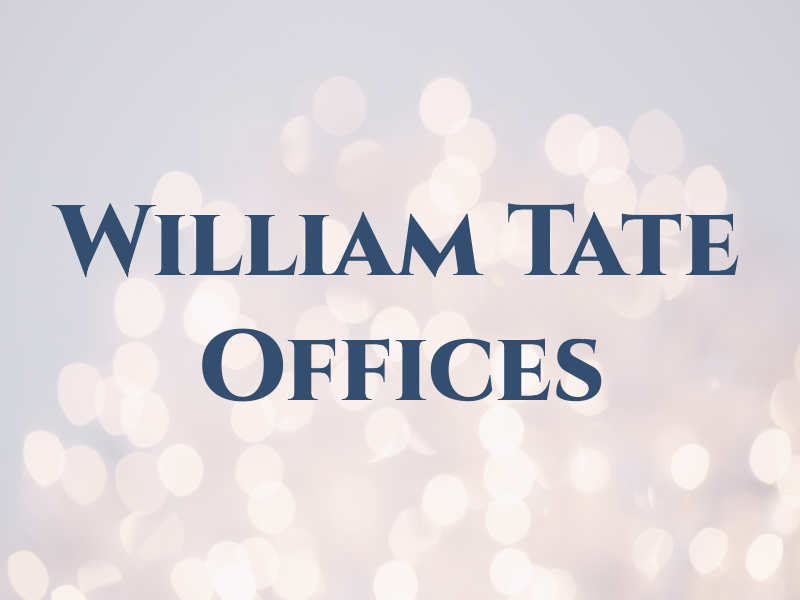 William D Tate Law Offices