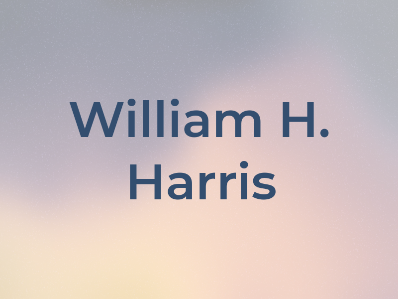 William H. Harris