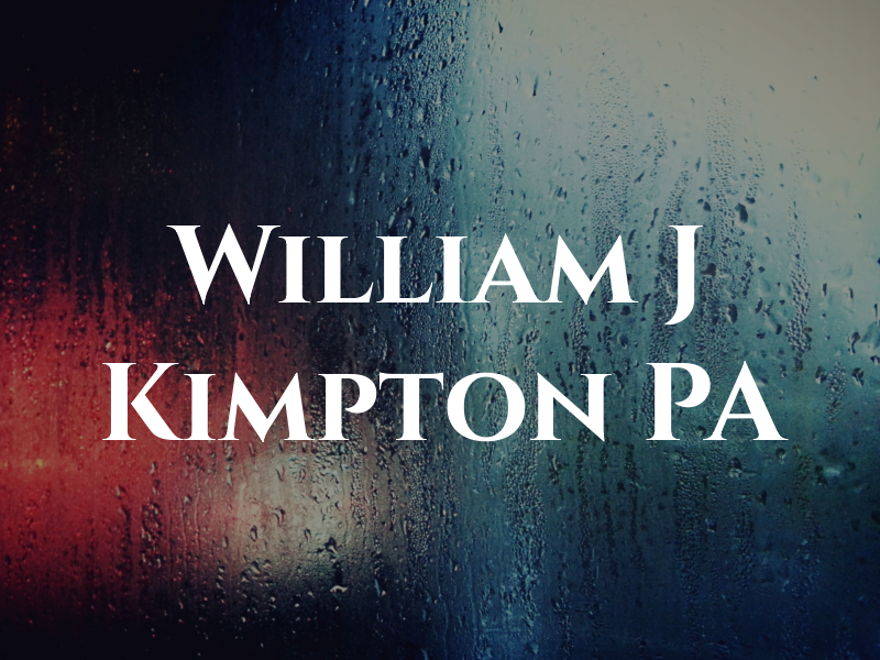 William J Kimpton PA