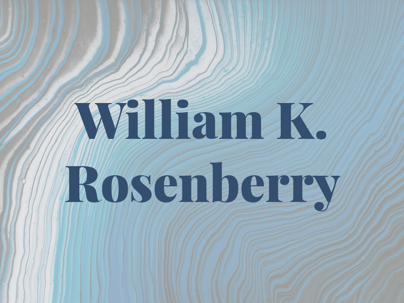 William K. Rosenberry