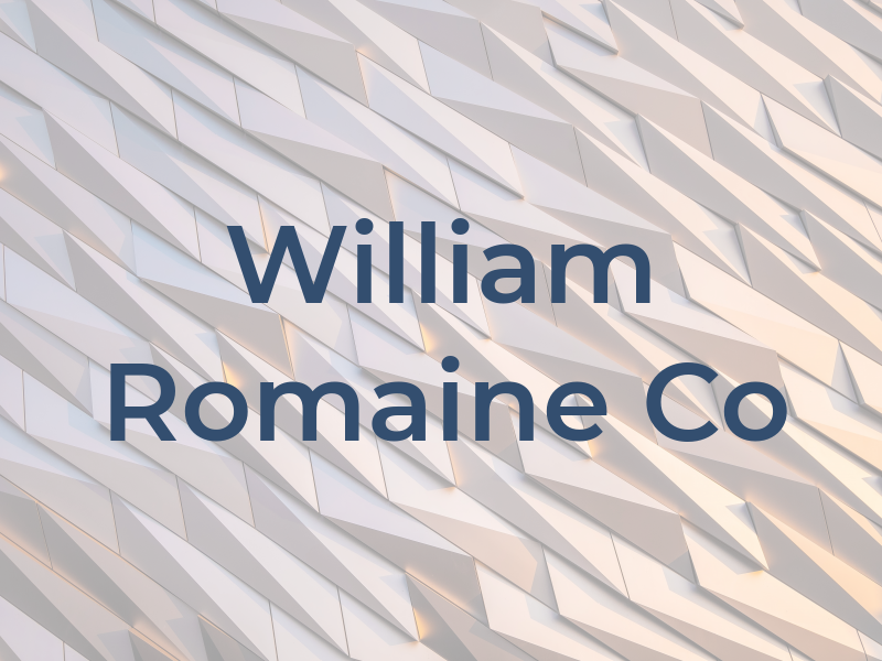 William Romaine Co