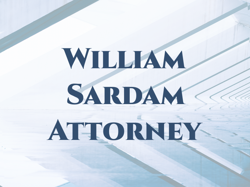 William W. Sardam Attorney At Law