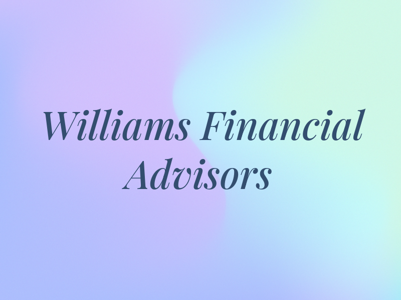 Williams Financial Advisors