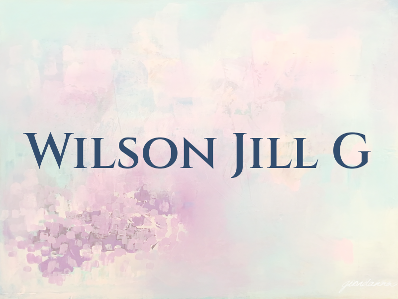Wilson Jill G