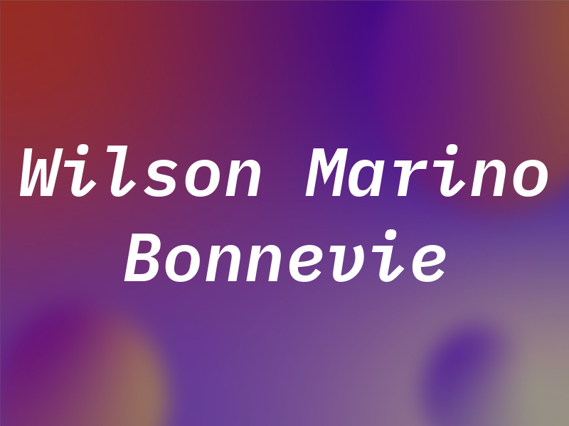 Wilson Marino & Bonnevie