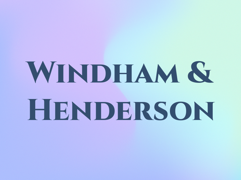 Windham & Henderson