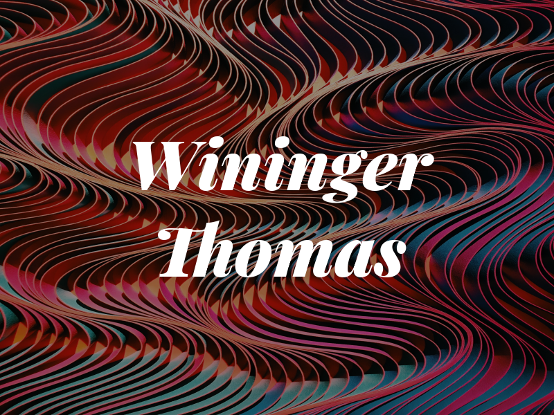 Wininger Thomas