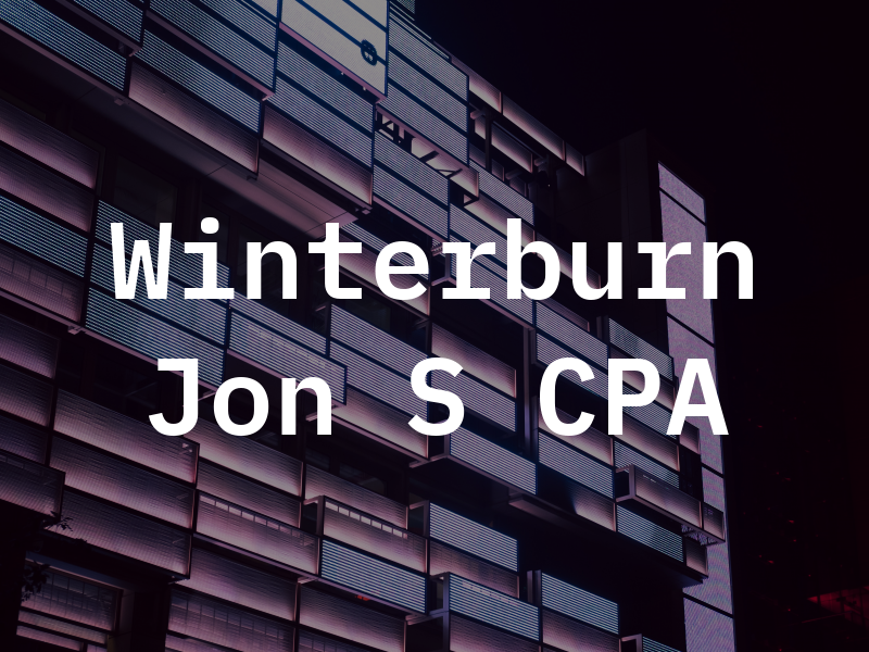 Winterburn Jon S CPA