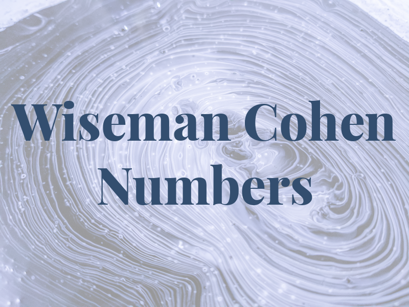 Wiseman & Cohen Numbers