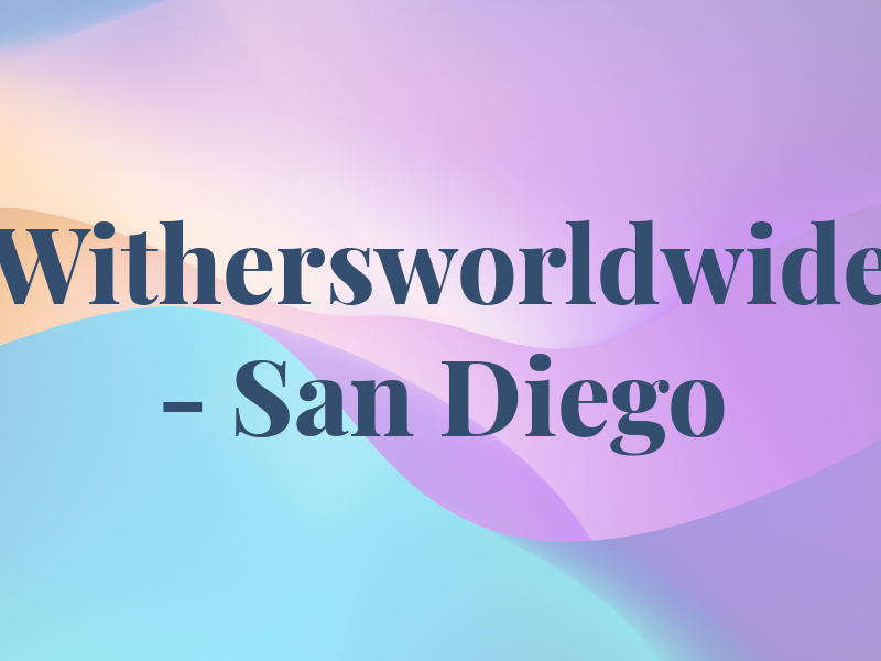 Withersworldwide - San Diego