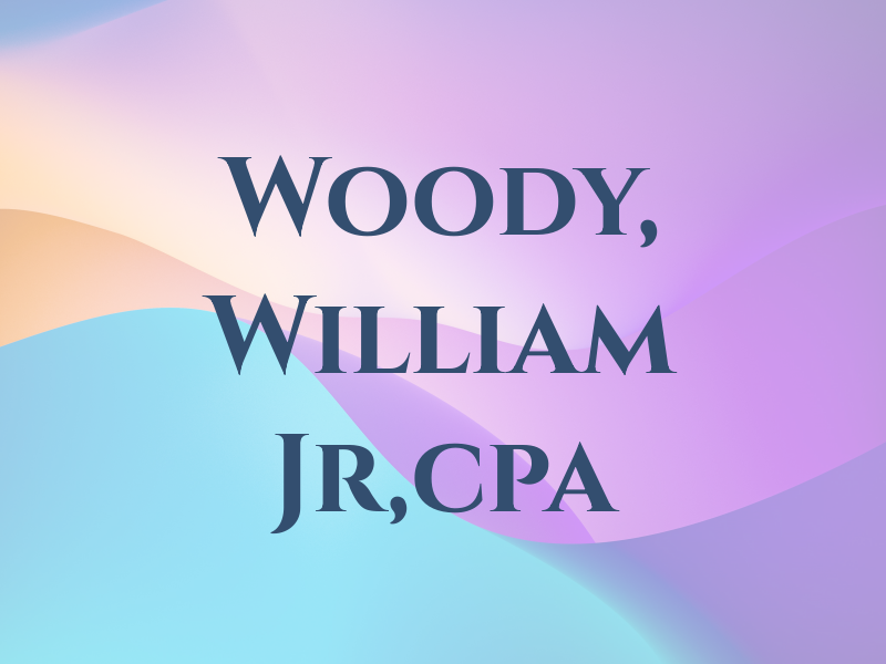 Woody, William L Jr,cpa