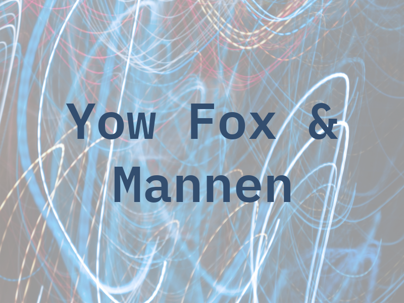 Yow Fox & Mannen