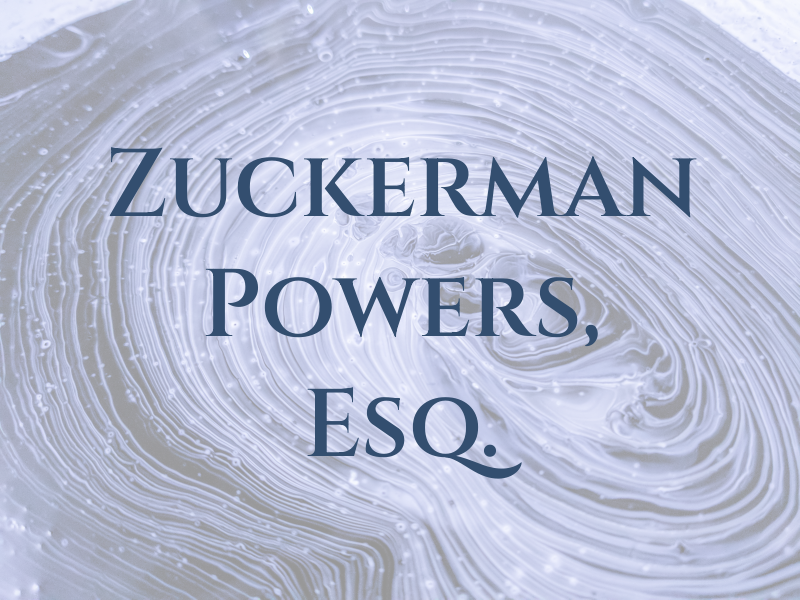 Zuckerman & Powers, Esq.