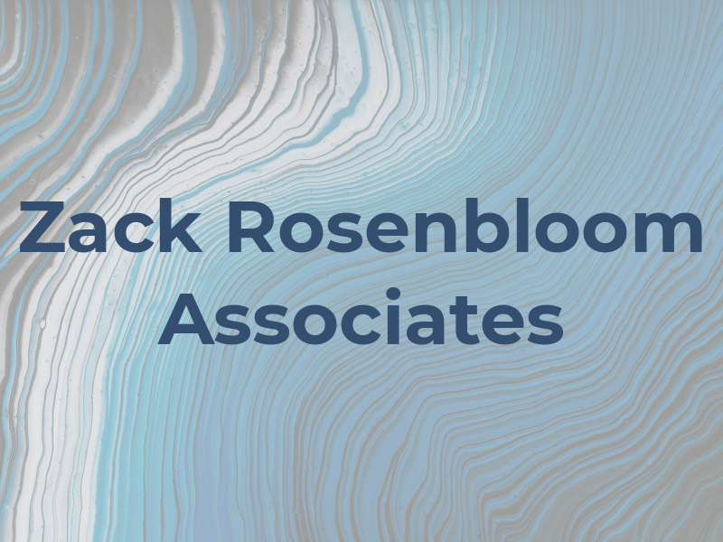 Zack Rosenbloom & Associates