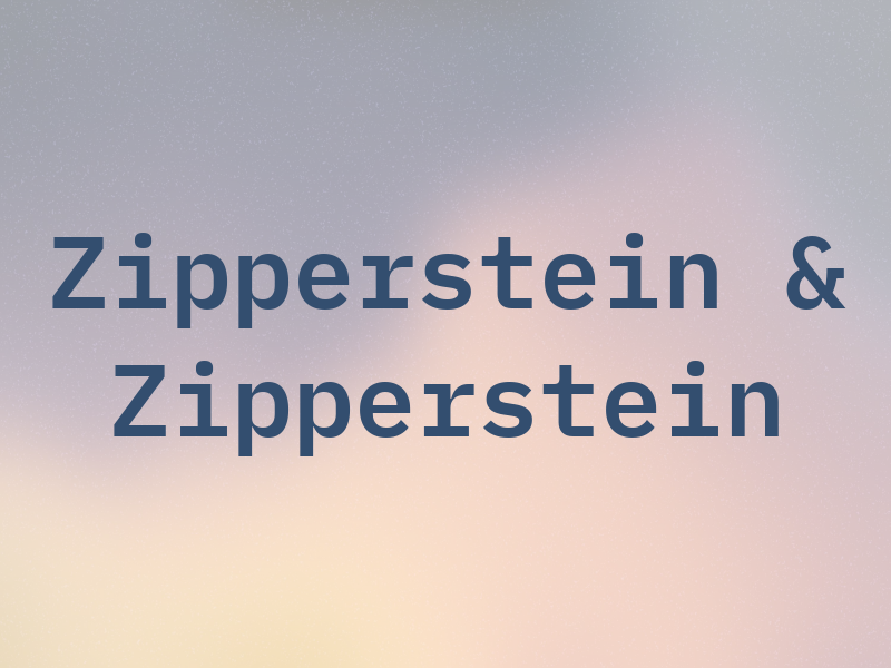 Zipperstein & Zipperstein