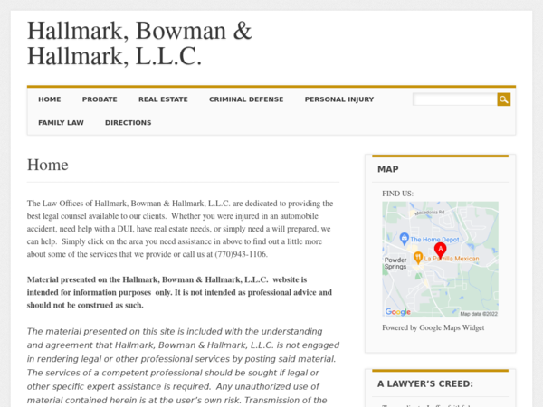 Hallmark Bowman & Hallmark