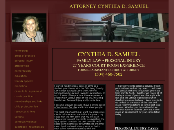 Cynthia D Samuel Attorney at Law
