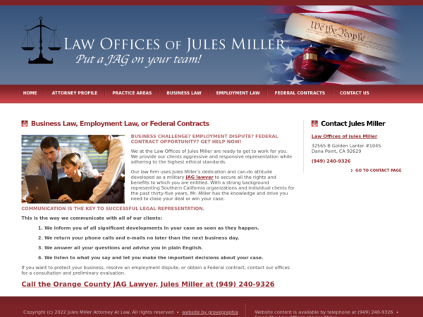 Jules F Miller Law Offices