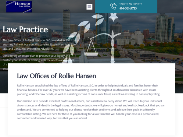 The Law Office Of Rollie R. Hanson