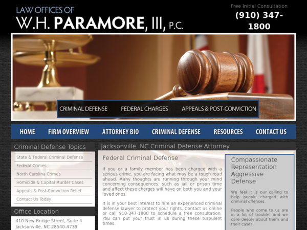 Walter H Paramore Law Office
