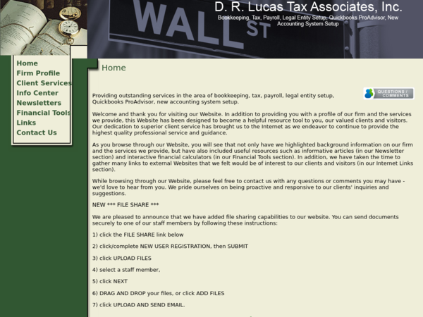 D R Lucas Tax Associates