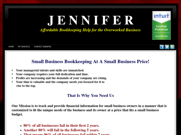 Jennifer - Small Business Bookkeeping Services