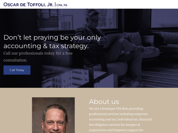 Oscar De Toffoli, Jr., Cpa, PA