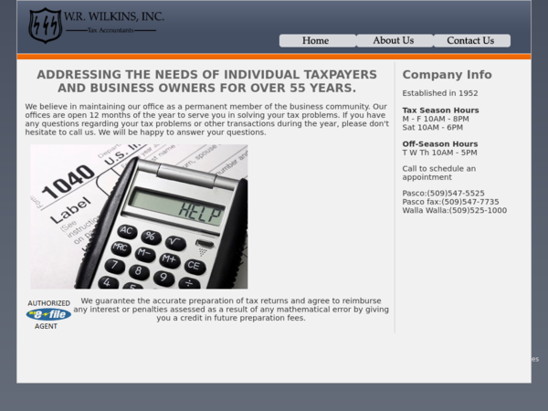 W R Wilkins Tax Accountant