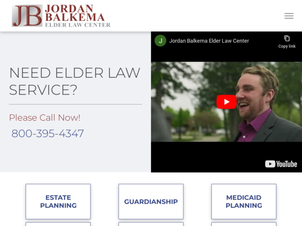 Jordan Balkema Elder Law Center