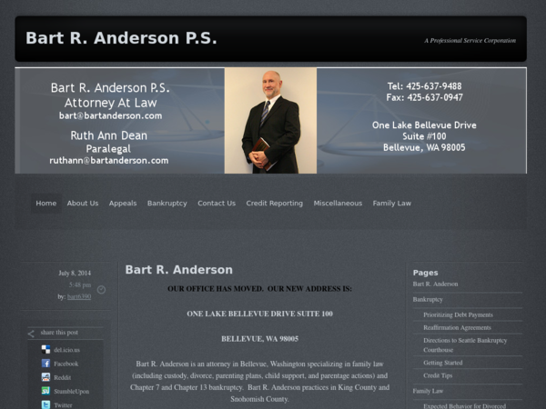 Bart R Anderson Ps
