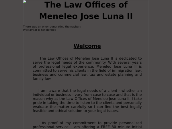 The Law Offices of Meneleo Jose Luna II