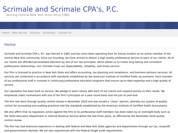 Scrimale & Scrimale Cpa's