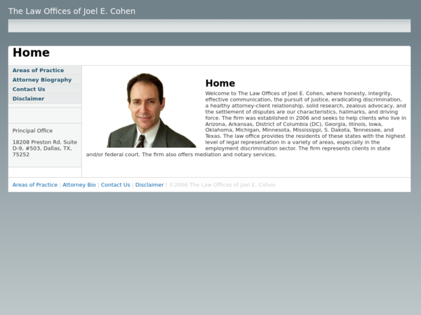 Joel E Cohen Law Office