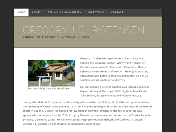 Gregory J Christensen Law Office