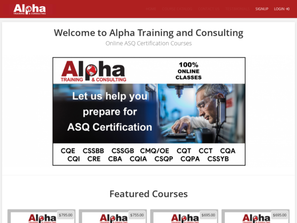 Alpha Training and Consulting