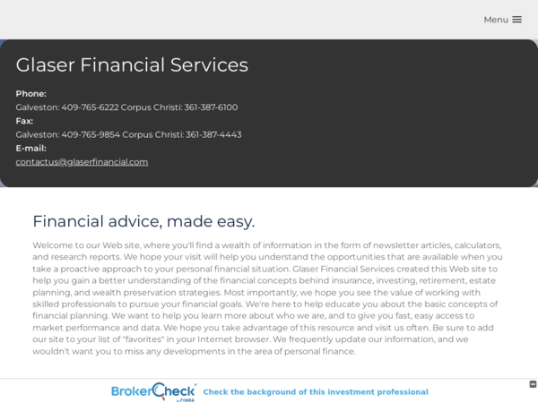Glaser Financial Services