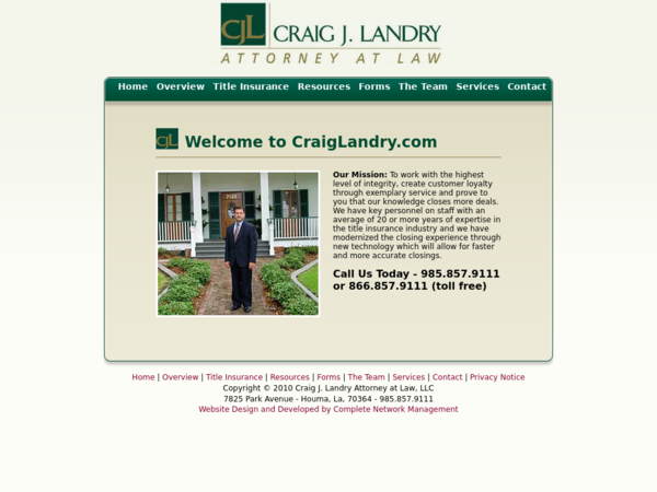 Craig J. Landry, Attorney