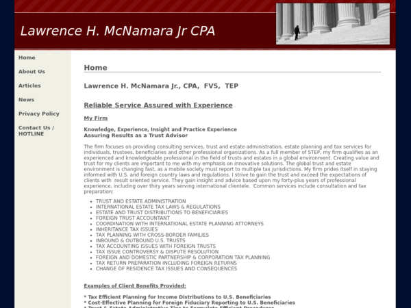 McNamara Jr Cpa, Lawrence H