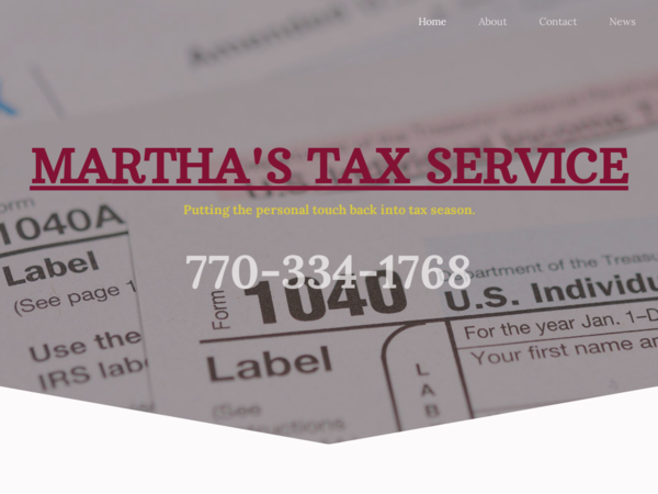 Martha's Tax Service