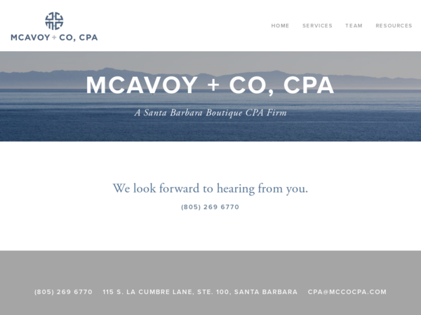 McAvoy + Co, CPA