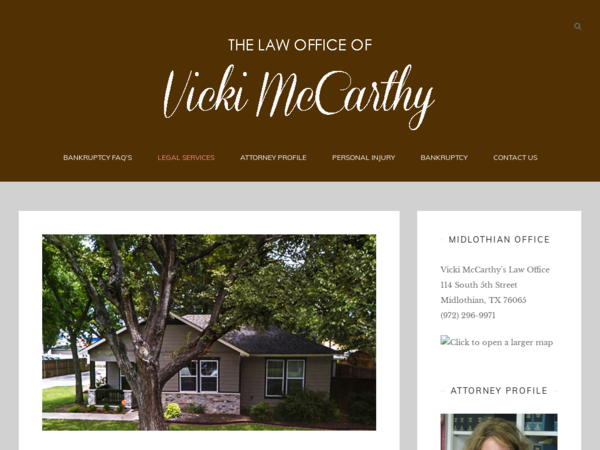 McCarthy Vicki K Attorney