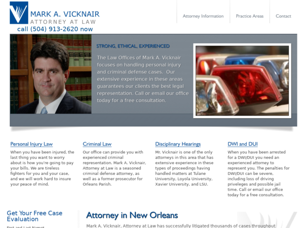 Mark A. Vicknair, Attorney at Law